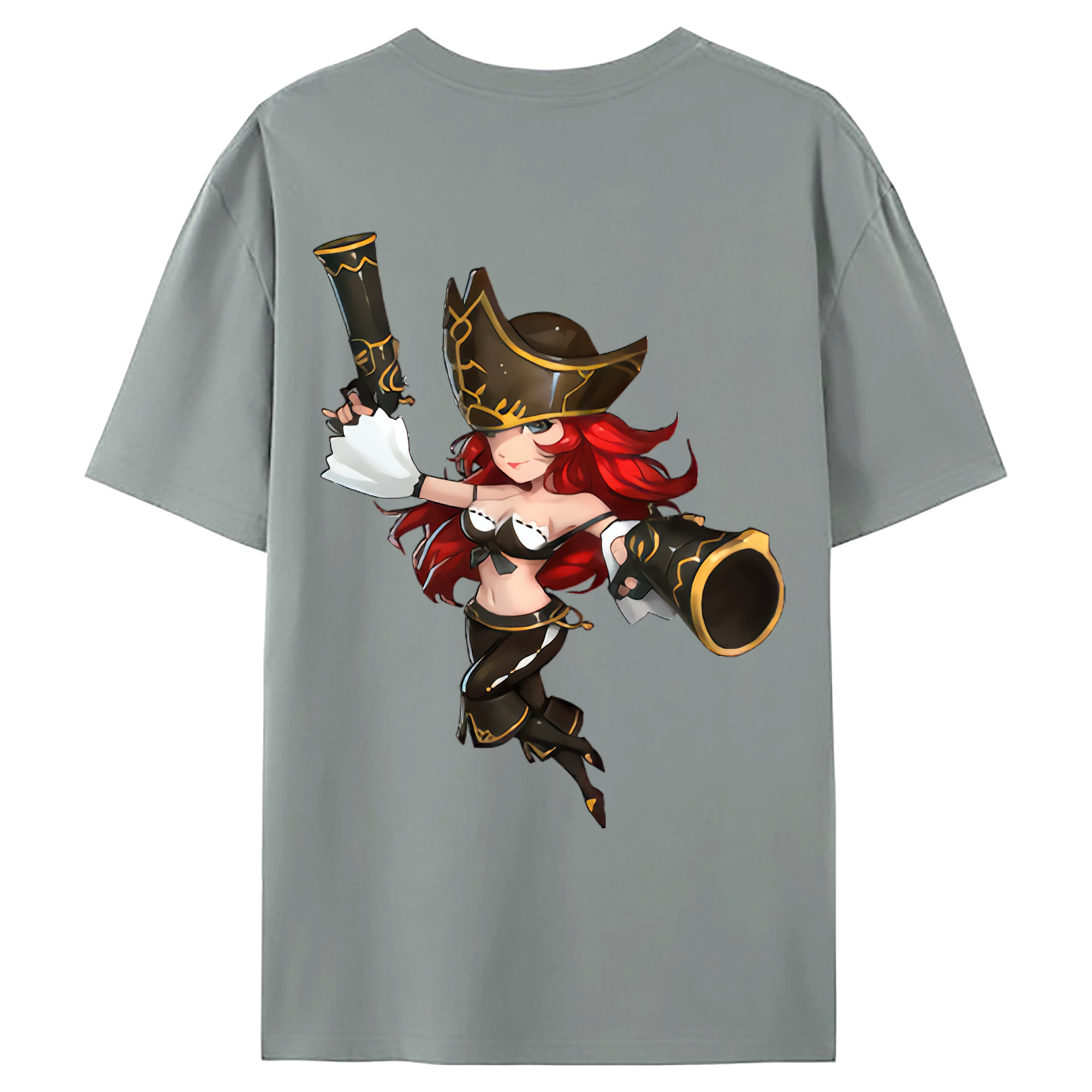 （画像用） リーグ・オブ・レジェンド League of Legends LOL 綿100％ メンズ半袖Tシャツ（バックプリント） 通気性